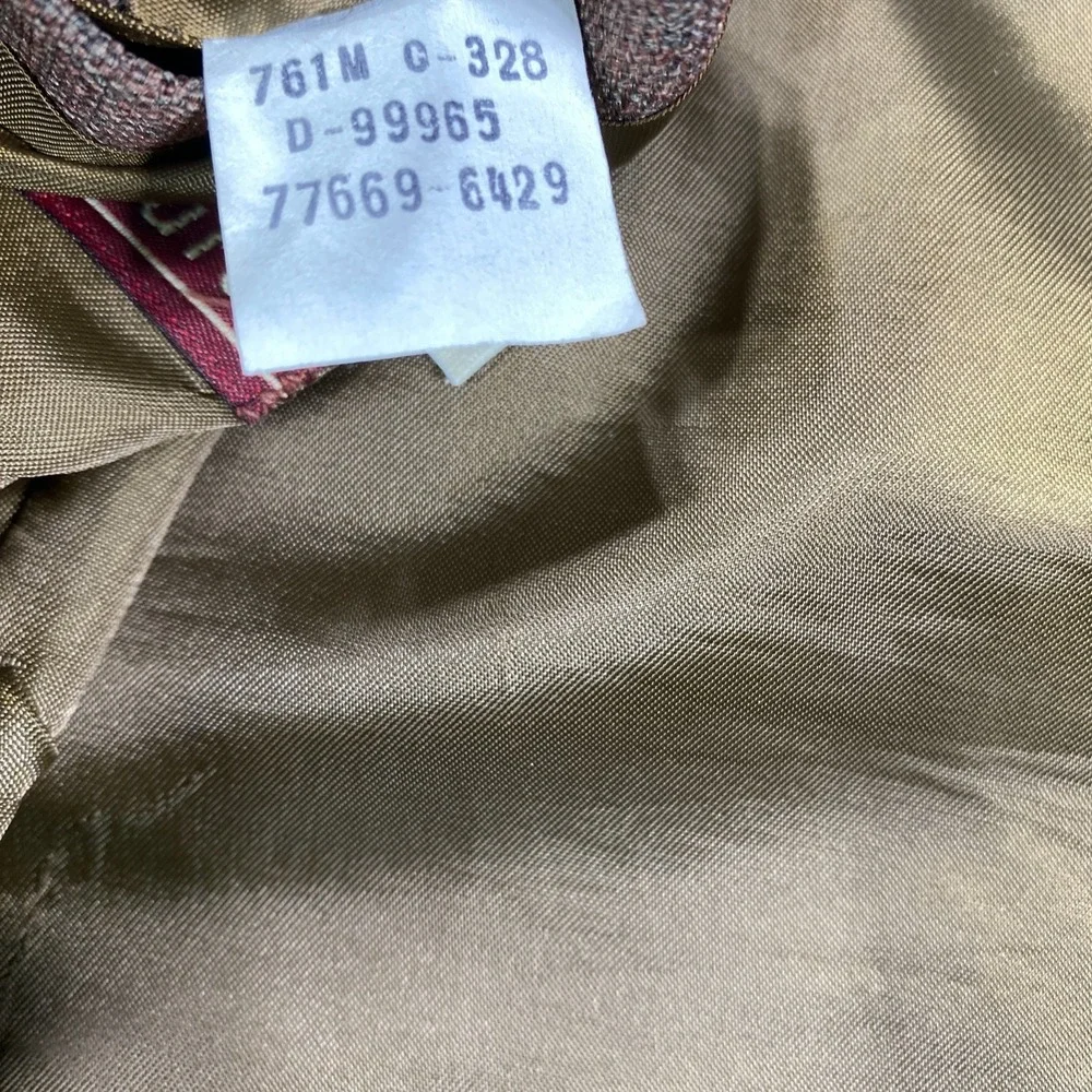 Vintage Levis Action Blazer Jacket Men 46L Brown 80s Classic Ivy Sport Coat Suit